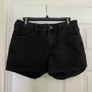 H&M Black Denim Shorts